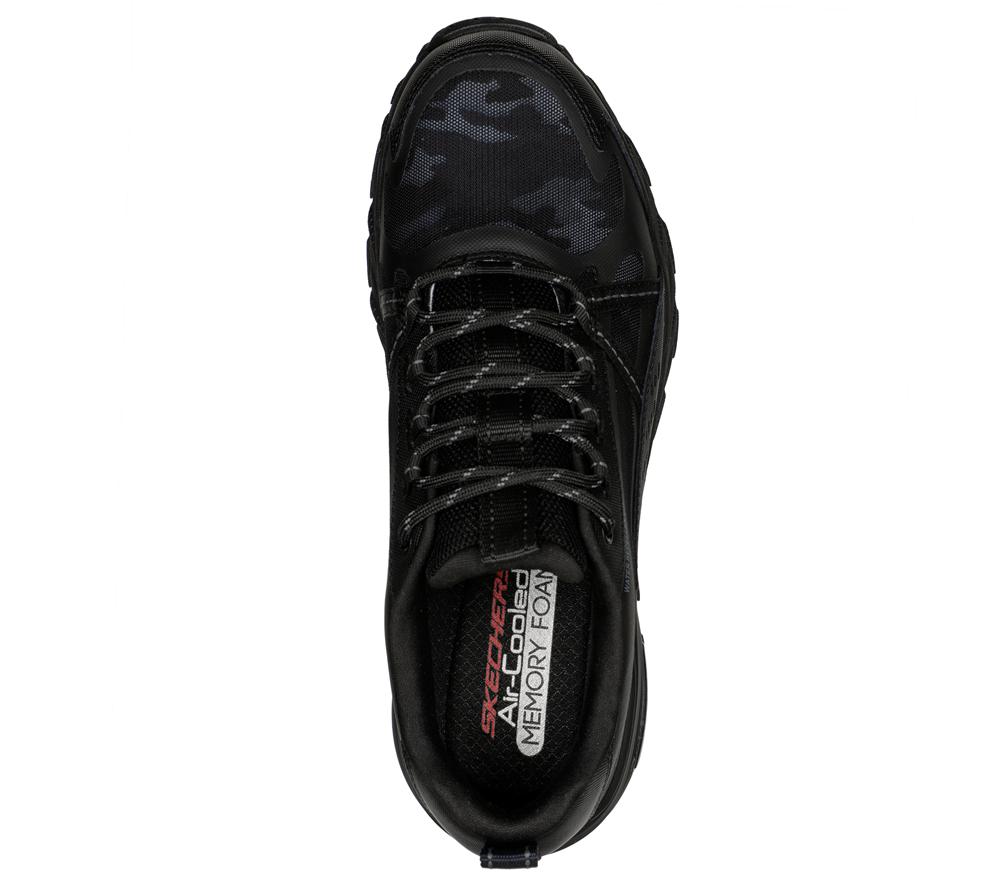 Men Skechers Max Protect - Task Force Sneakers Black  USA |  6152-HPNBL