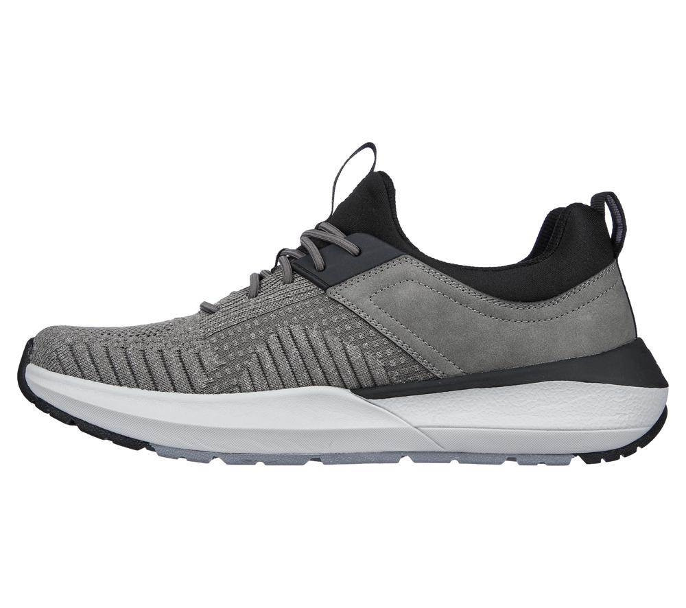 Men Skechers Neville - Calhan Slip On Shoes Grey  USA |  6085-JZNXP