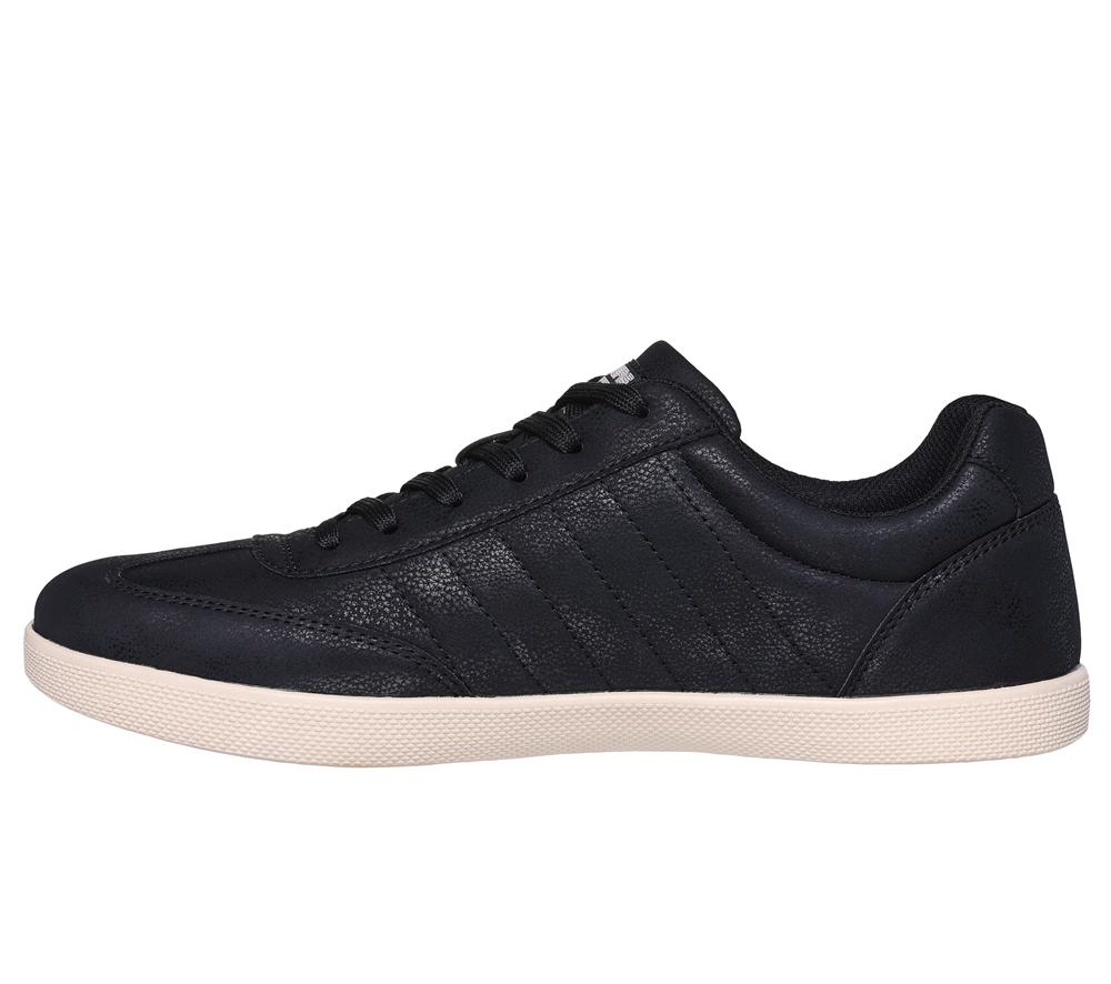 Men Skechers Placer - Crandon Lace Up Black  USA |  8320-CYREA