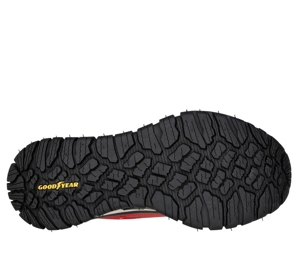Men Skechers Relaxed Fit: Arch Fit Road Walker - Recon Lace Up Red / Black  USA |  4315-DGCSB