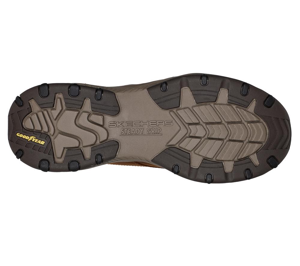 Men Skechers Relaxed Fit: Craster - Fenzo Lace Up Brown  USA |  2791-JEDIW