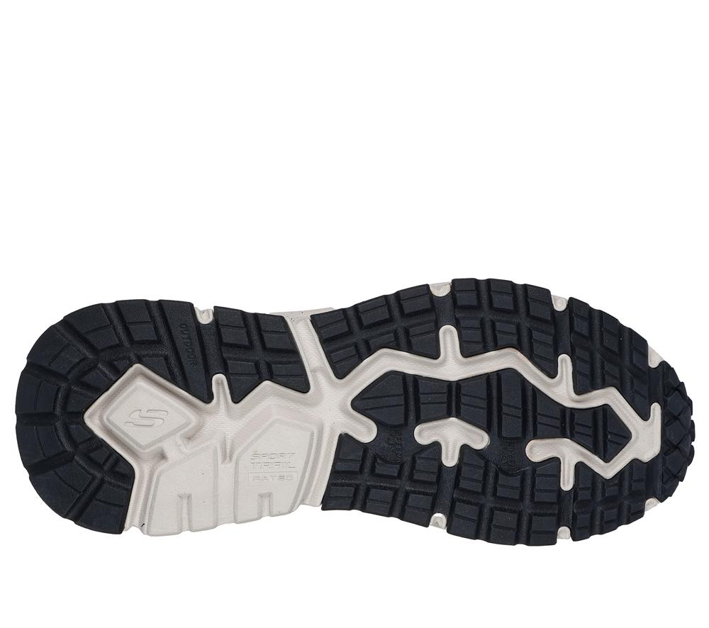 Men Skechers Relaxed Fit: D'Lux Journey Lace Up Navy / Orange  USA |  1072-ZVTRD