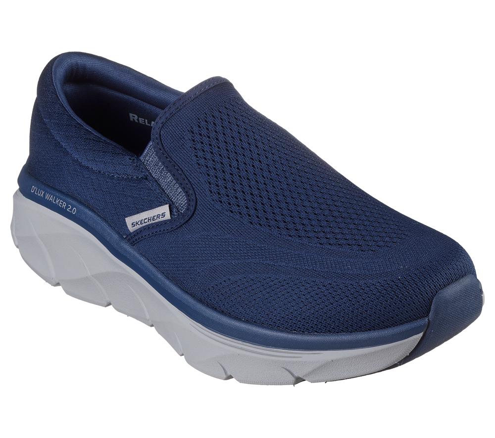Men Skechers Relaxed Fit: D'Lux Walker 2.0 - Denmor Sneakers Navy  USA |  3916-JHEMQ