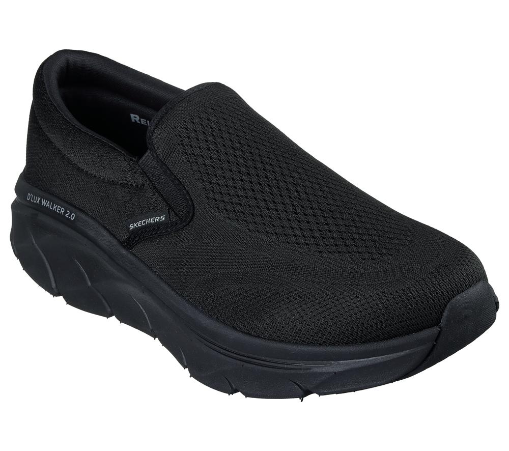 Men Skechers Relaxed Fit: D'Lux Walker 2.0 - Denmor Sneakers Black  USA |  0513-CIGJW