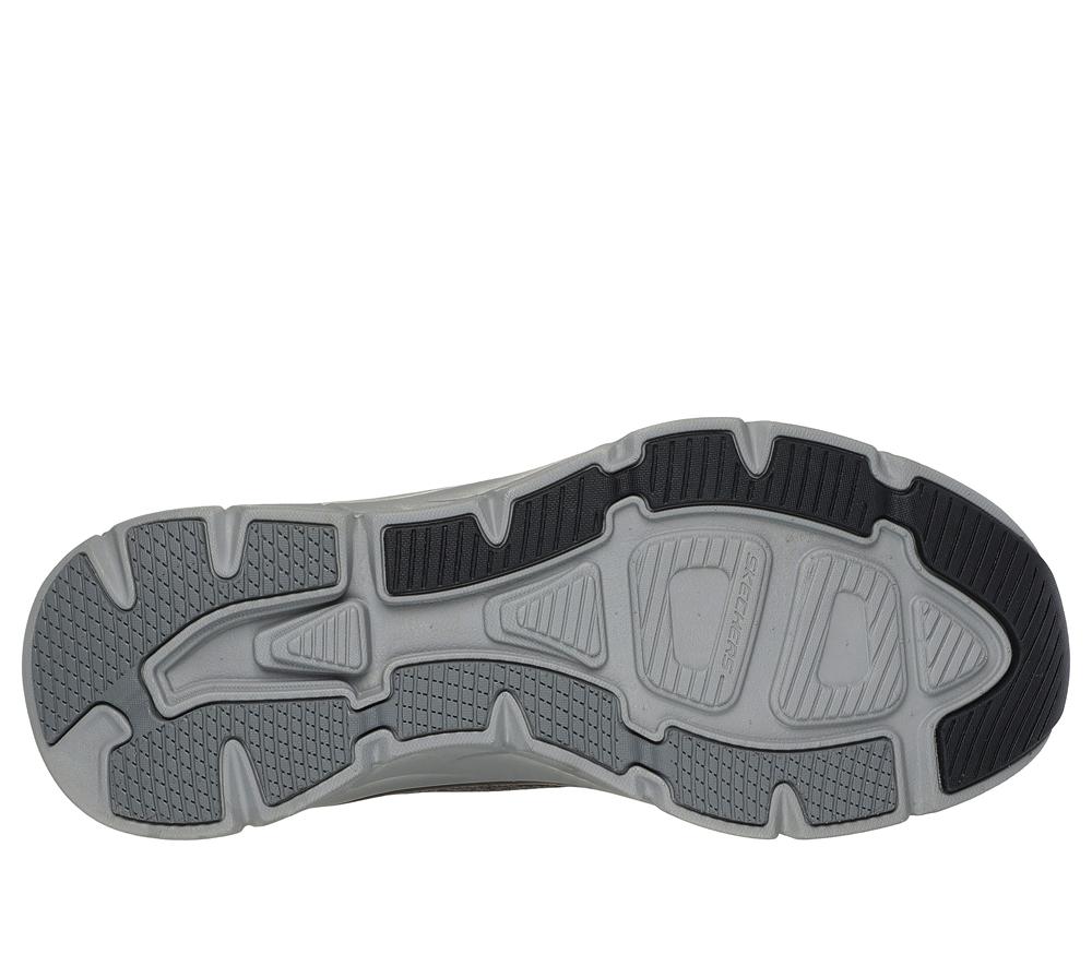 Men Skechers Relaxed Fit: D'Lux Walker 2.0 - Steadyway Sneakers Black / Charcoal  USA |  3478-HZSPB