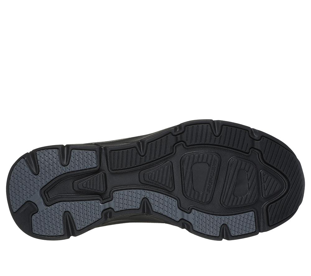 Men Skechers Relaxed Fit: D'Lux Walker 2.0 - Steadyway Sneakers Black  USA |  8029-DRZPS