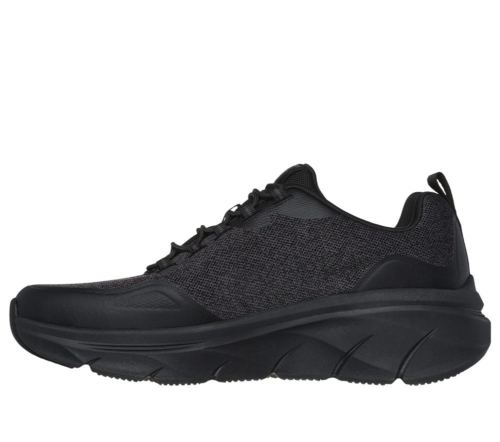 Men Skechers Relaxed Fit: D'Lux Walker 2.0 - Steadyway Sneakers Black  USA |  8029-DRZPS