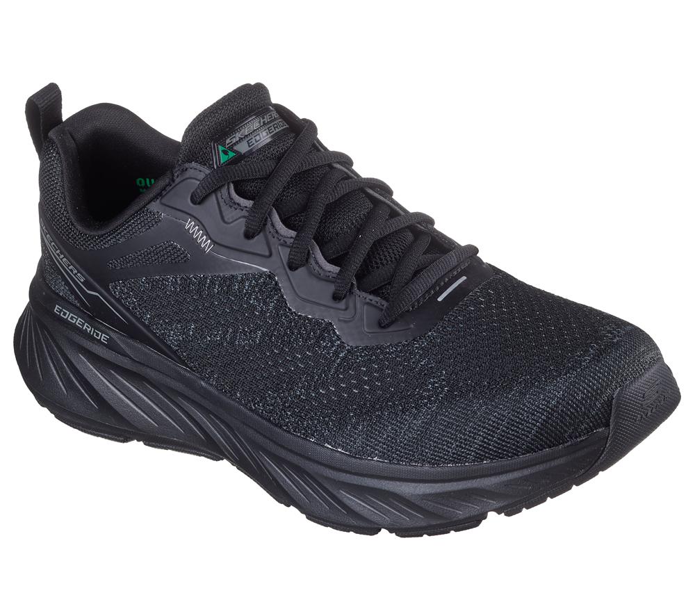 Men Skechers Relaxed Fit: Edgeride - Exxo Sneakers Black  USA |  9847-GZYUS