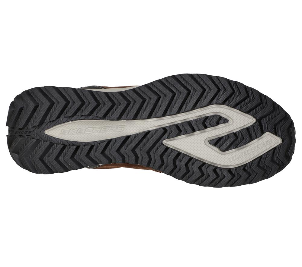 Men Skechers Relaxed Fit: Equalizer 4.0 Trail - Kandala Lace Up Brown / Black  USA |  4610-RYLIJ