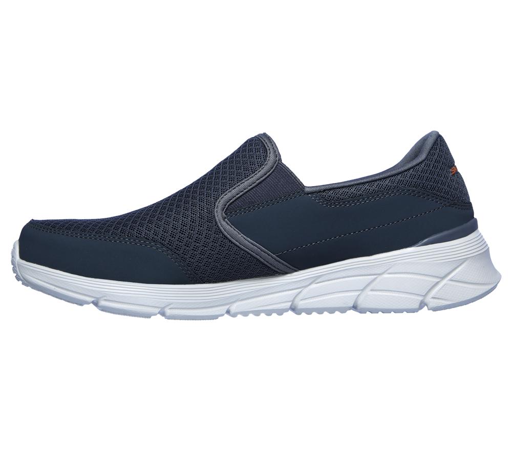 Men Skechers Relaxed Fit: Equalizer 4.0 - Persisting Sneakers Charcoal / Orange  USA |  7561-TWYNK