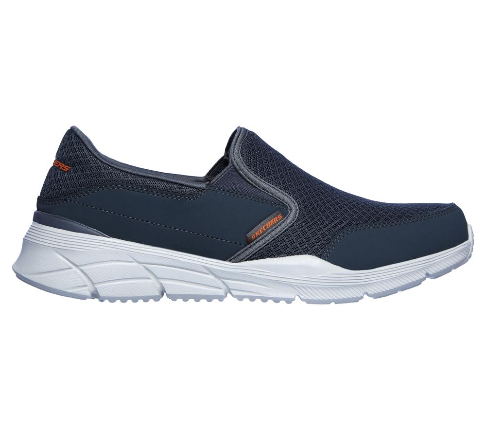 Men Skechers Relaxed Fit: Equalizer 4.0 - Persisting Sneakers Charcoal / Orange  USA |  7561-TWYNK