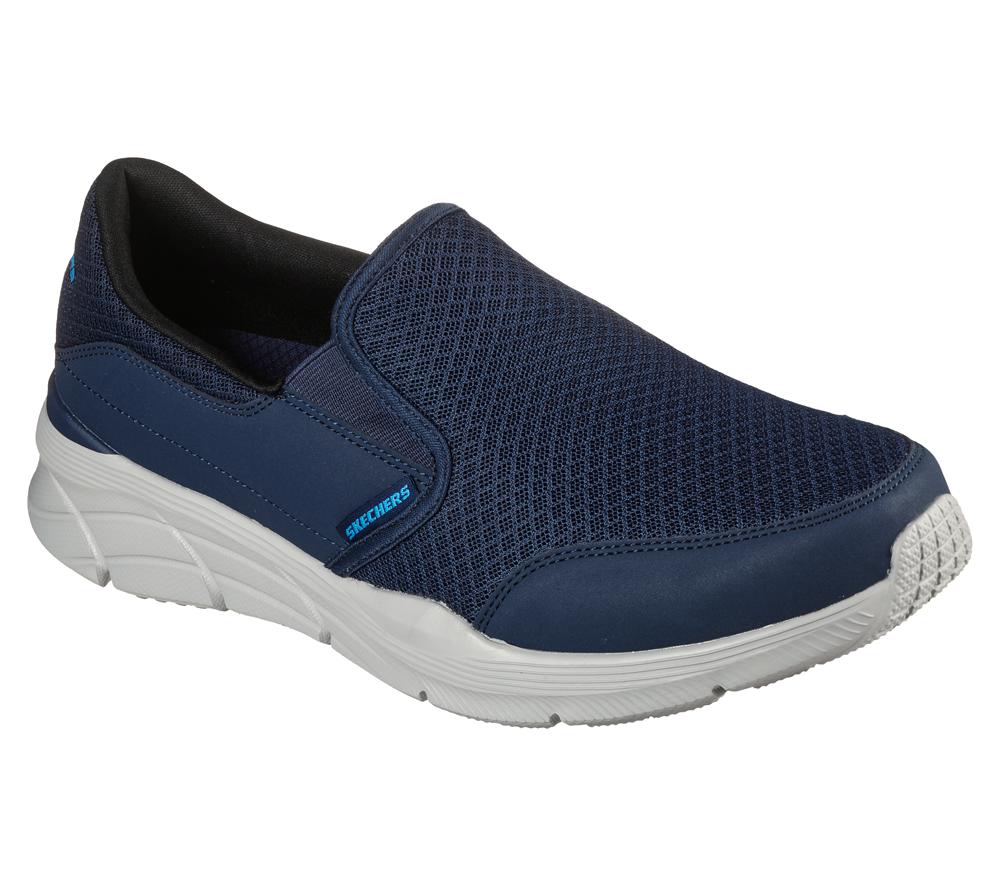 Men Skechers Relaxed Fit: Equalizer 4.0 - Persisting Slip On Shoes Navy  USA |  4031-DQHIE
