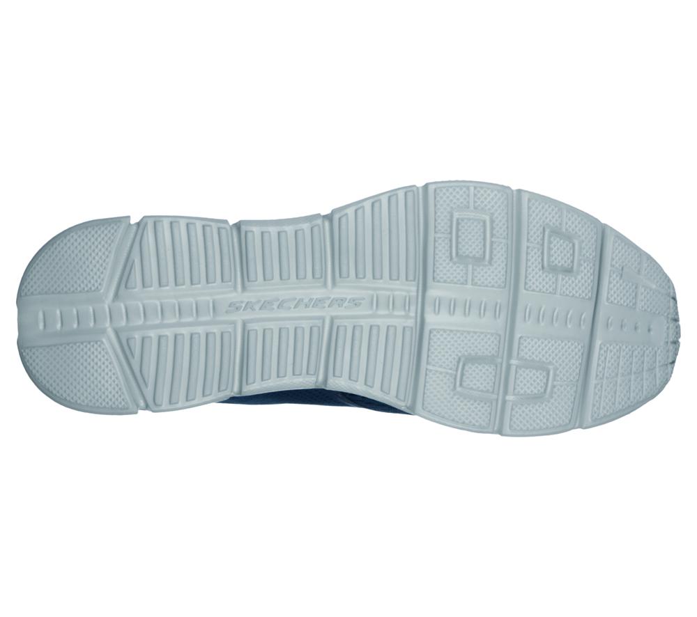 Men Skechers Relaxed Fit: Equalizer 4.0 - Triple-Play Sneakers Navy / Orange  USA |  3246-KCOMS