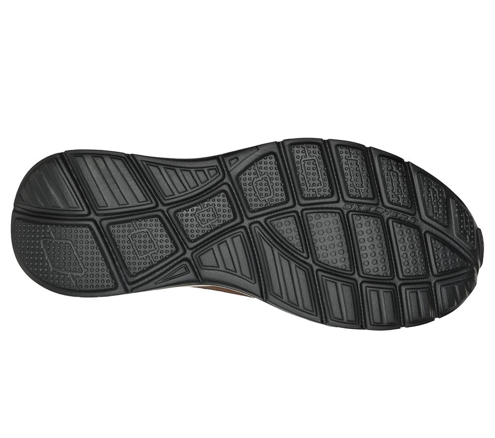 Men Skechers Relaxed Fit: Equalizer 5.0 - Harvey Slip On Shoes Chocolate Brown  USA |  1780-IMWJP