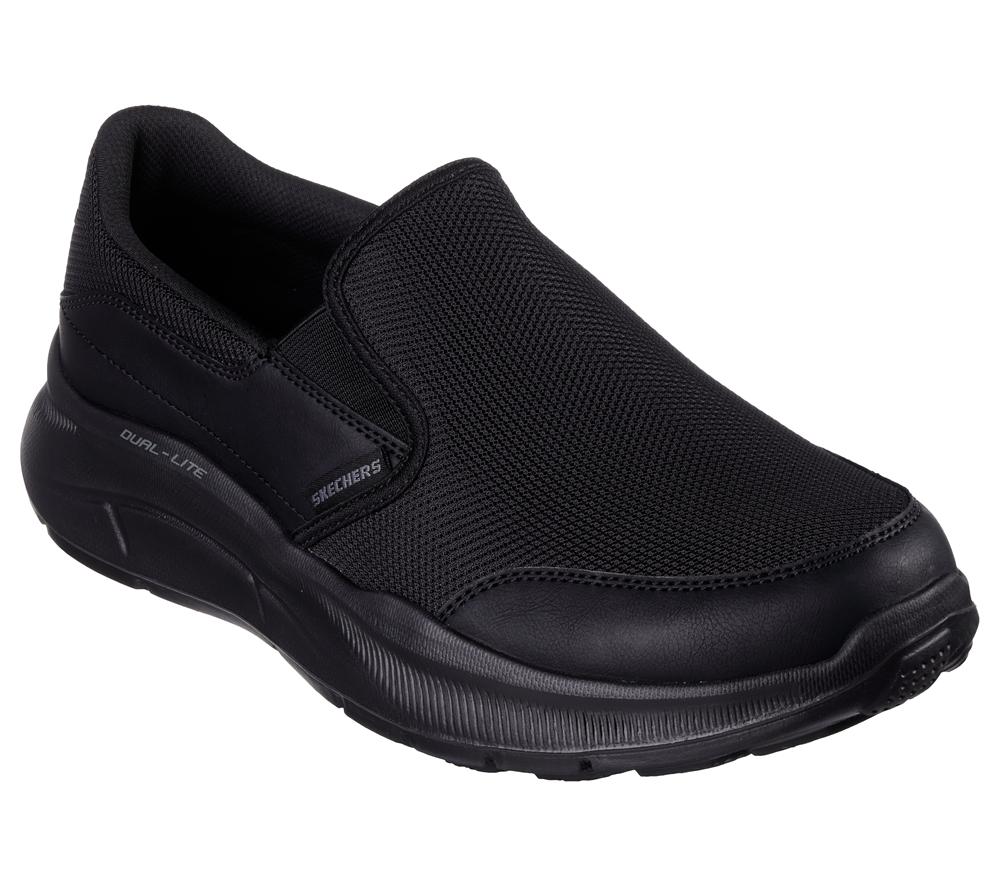 Men Skechers Relaxed Fit: Equalizer 5.0 - Persistable Sneakers Black  USA |  1907-VLMGY