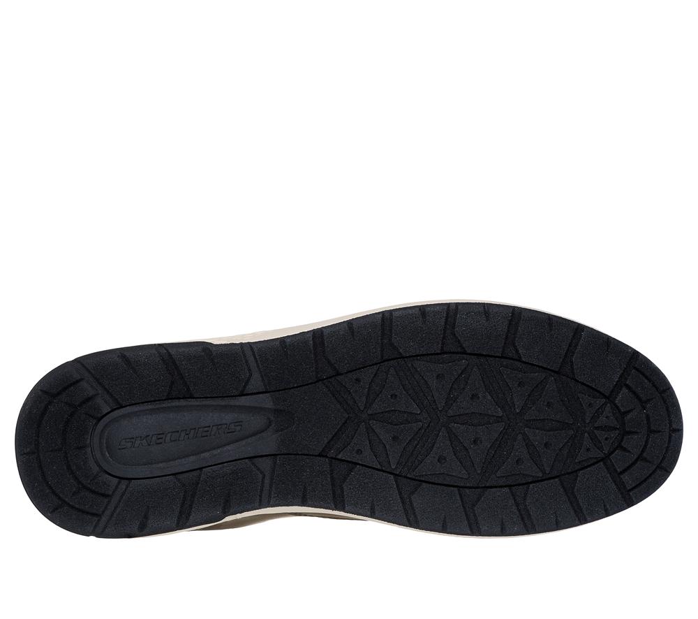 Men Skechers Relaxed Fit: Garlan - Pryor Lace Up Olive  USA |  6925-UBNOG