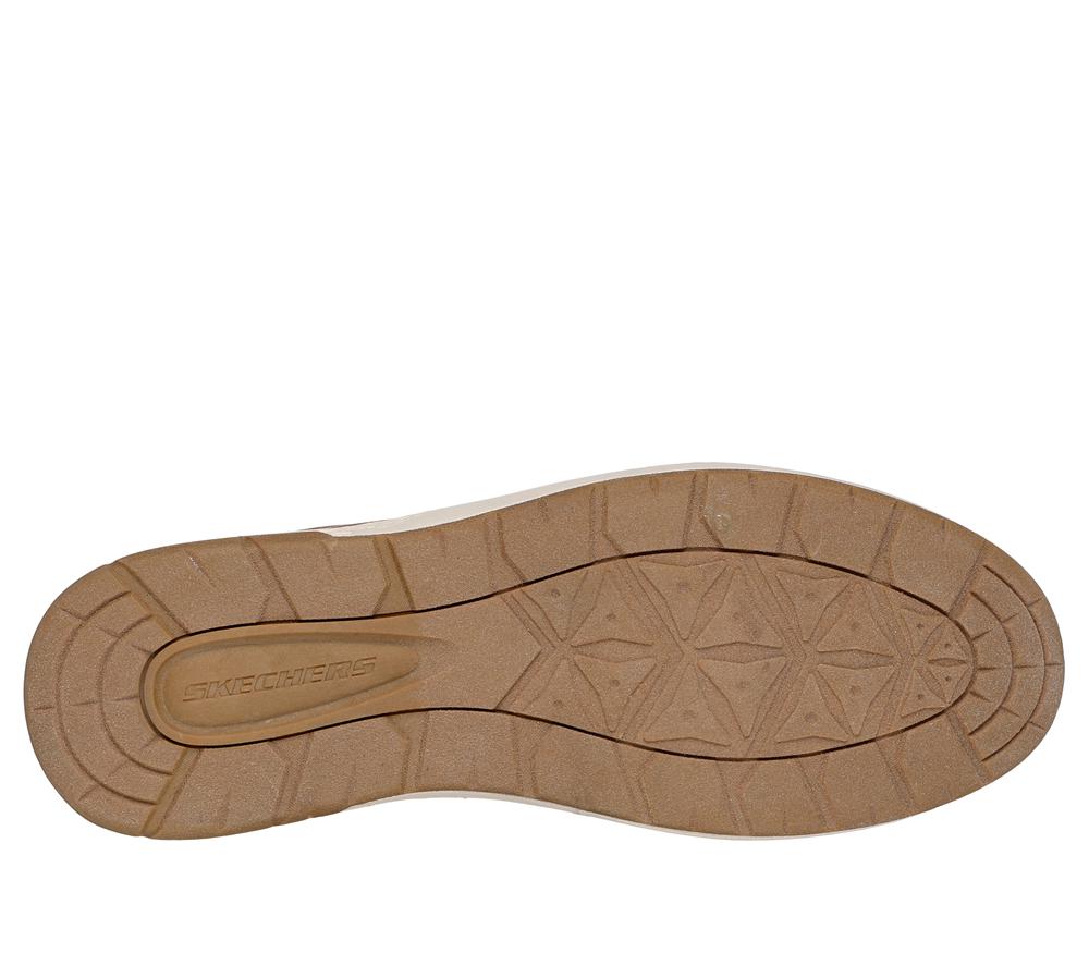 Men Skechers Relaxed Fit: Garlan - Pryor Lace Up Brown  USA |  0568-LPDKY