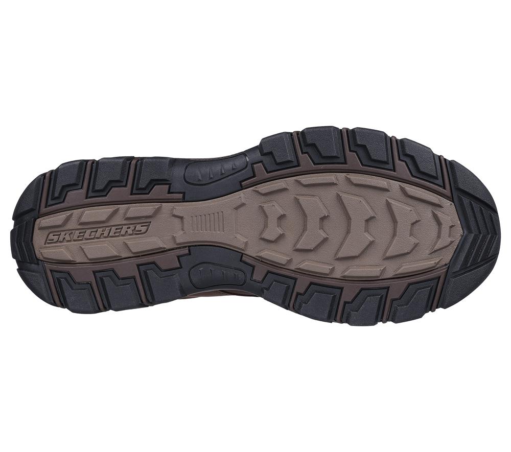 Men Skechers Relaxed Fit: Knowlson - Leland Lace Up Dark Brown  USA |  2956-QIMLK