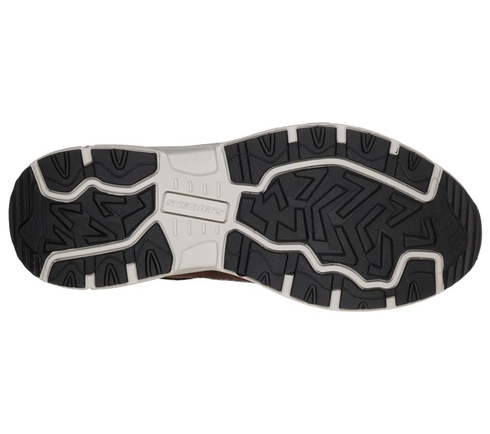 Men Skechers Relaxed Fit: Oak Canyon Sneakers Chocolate / Black  USA |  5719-SEOMW