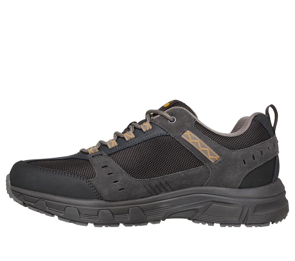 Men Skechers Relaxed Fit: Oak Canyon - Rydell Sneakers Stone / Brown  USA |  8410-AZRQG