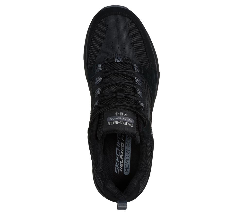 Men Skechers Relaxed Fit: Oak Canyon - Rydell Lace Up Black  USA |  8796-CHBSO