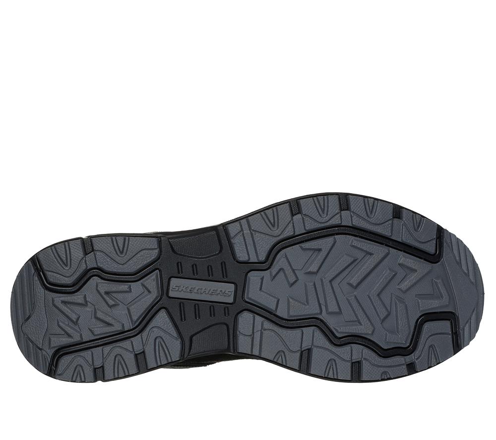 Men Skechers Relaxed Fit: Oak Canyon - Rydell Lace Up Black  USA |  8796-CHBSO
