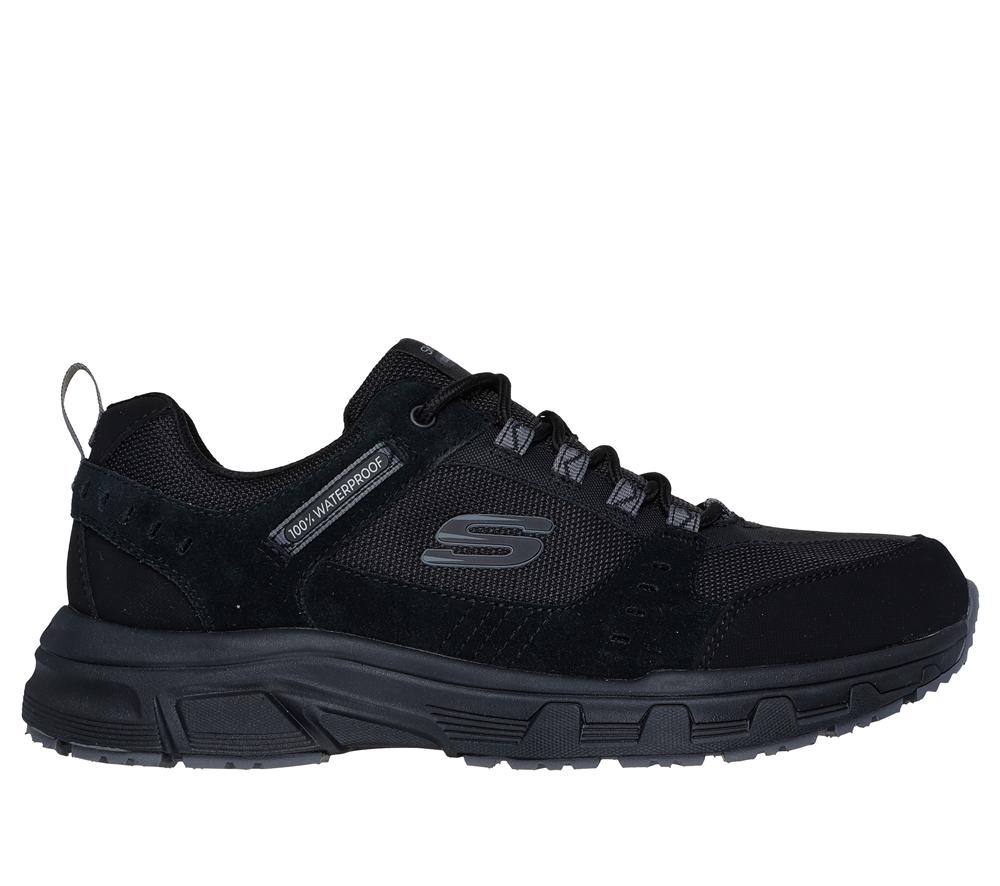 Men Skechers Relaxed Fit: Oak Canyon - Rydell Lace Up Black  USA |  8796-CHBSO