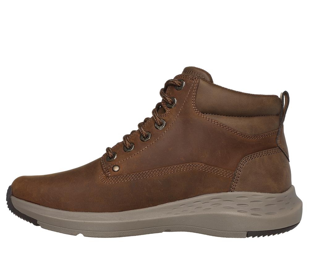 Men Skechers Relaxed Fit: Parson - Ederic Boots Desert Brown  USA |  3084-TWKOR