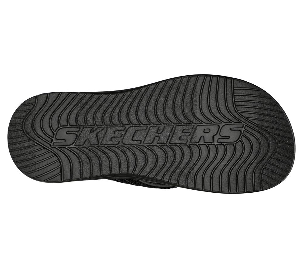 Men Skechers Relaxed Fit: Proven SD - Baylis Slip On Shoes Black  USA |  8503-GDEIC