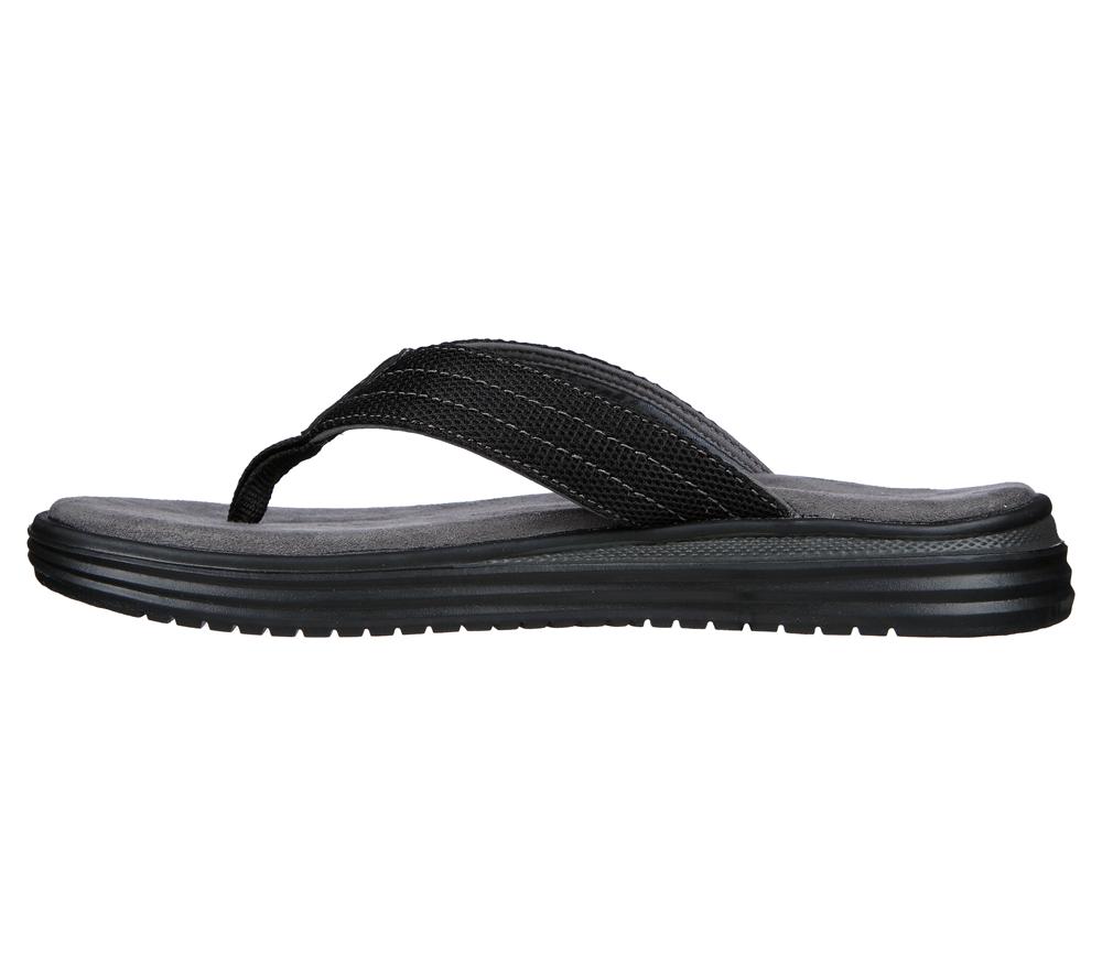 Men Skechers Relaxed Fit: Proven SD - Baylis Slip On Shoes Black  USA |  8503-GDEIC