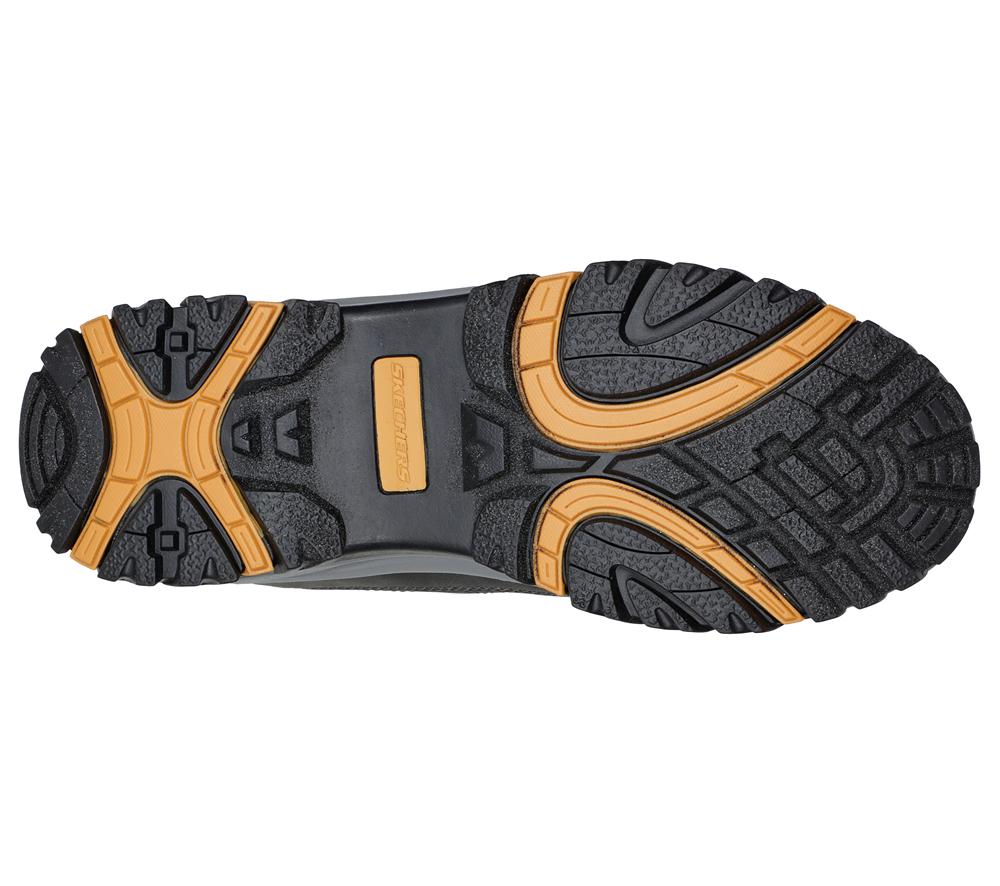 Men Skechers Relaxed Fit: Relment - Daggett Boots Charcoal  USA |  5107-MWVYO