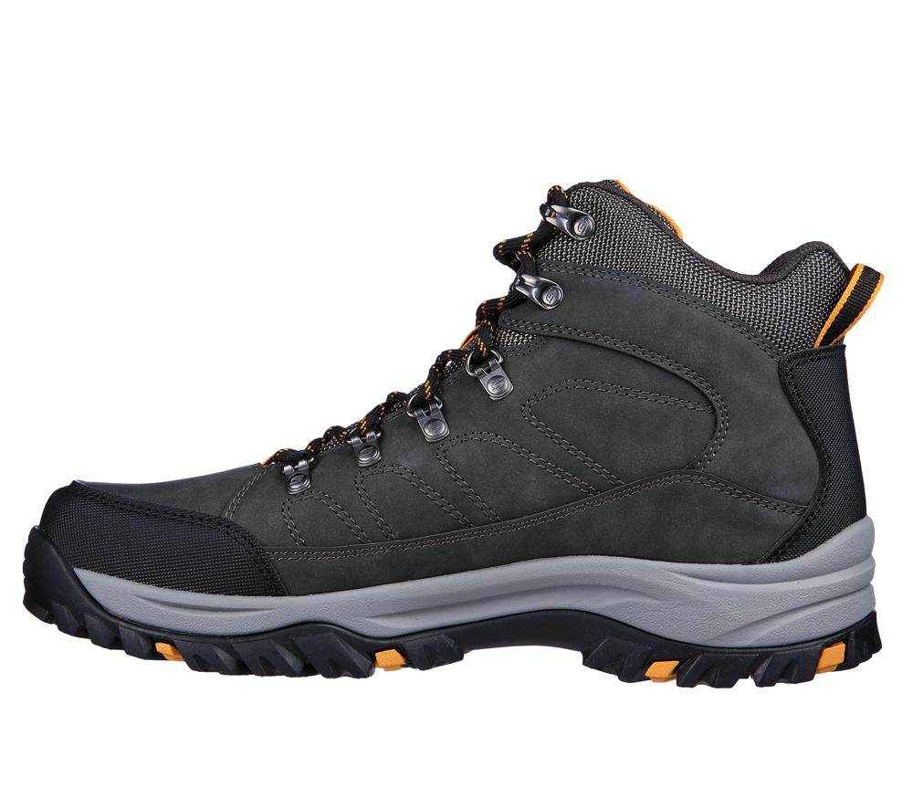 Men Skechers Relaxed Fit: Relment - Daggett Boots Charcoal  USA |  5107-MWVYO