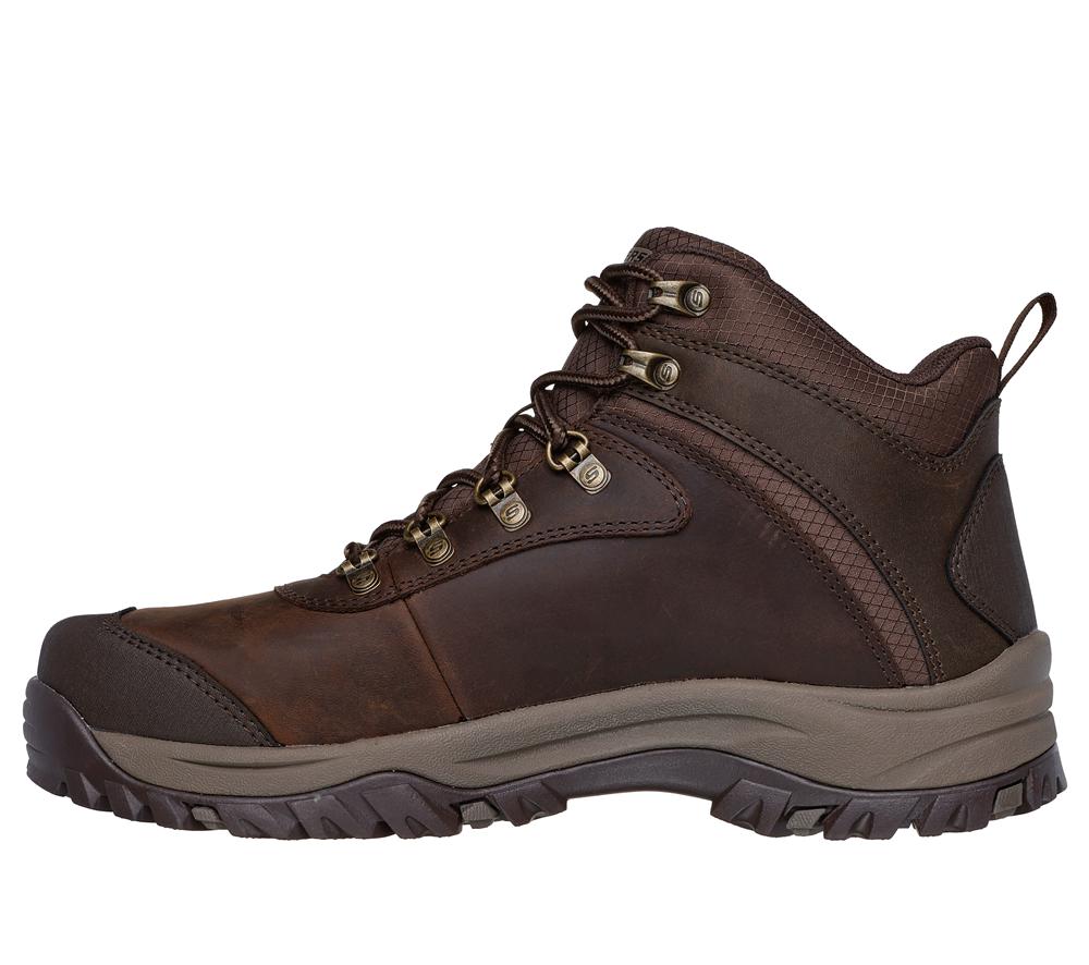Men Skechers Relaxed Fit: Relment - Lennox Boots Cocoa Brown  USA |  4126-APHKC