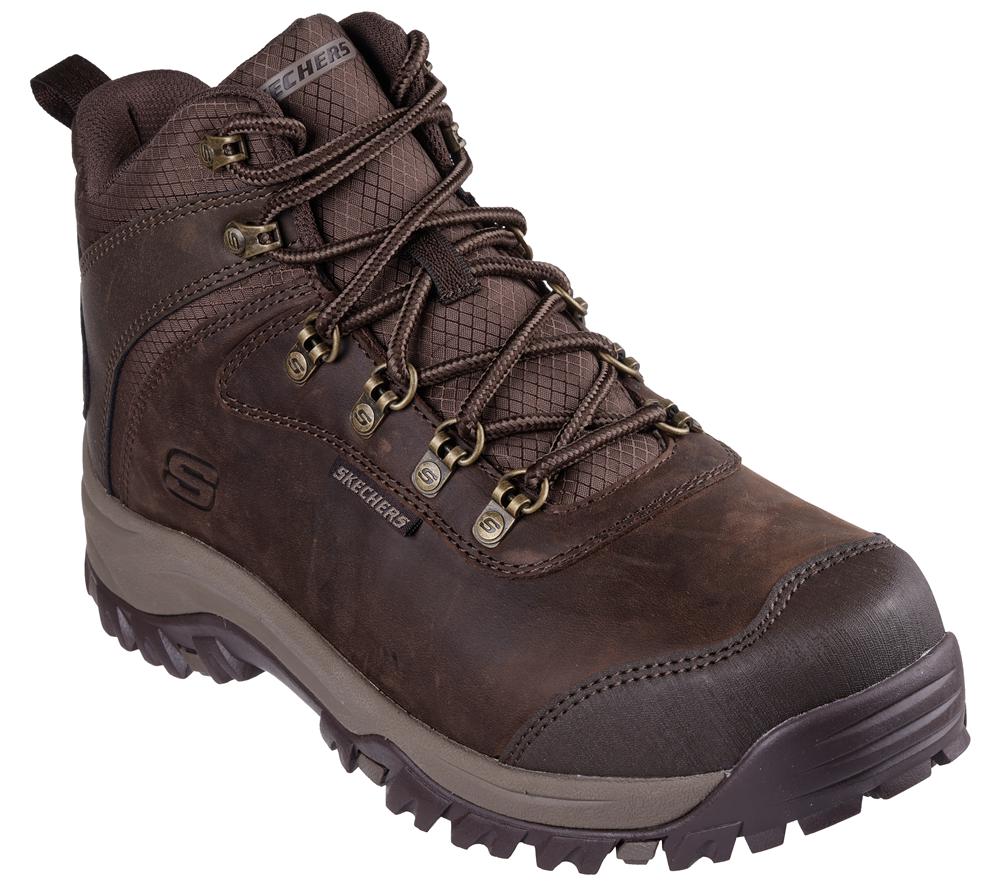 Men Skechers Relaxed Fit: Relment - Lennox Boots Cocoa Brown  USA |  4126-APHKC