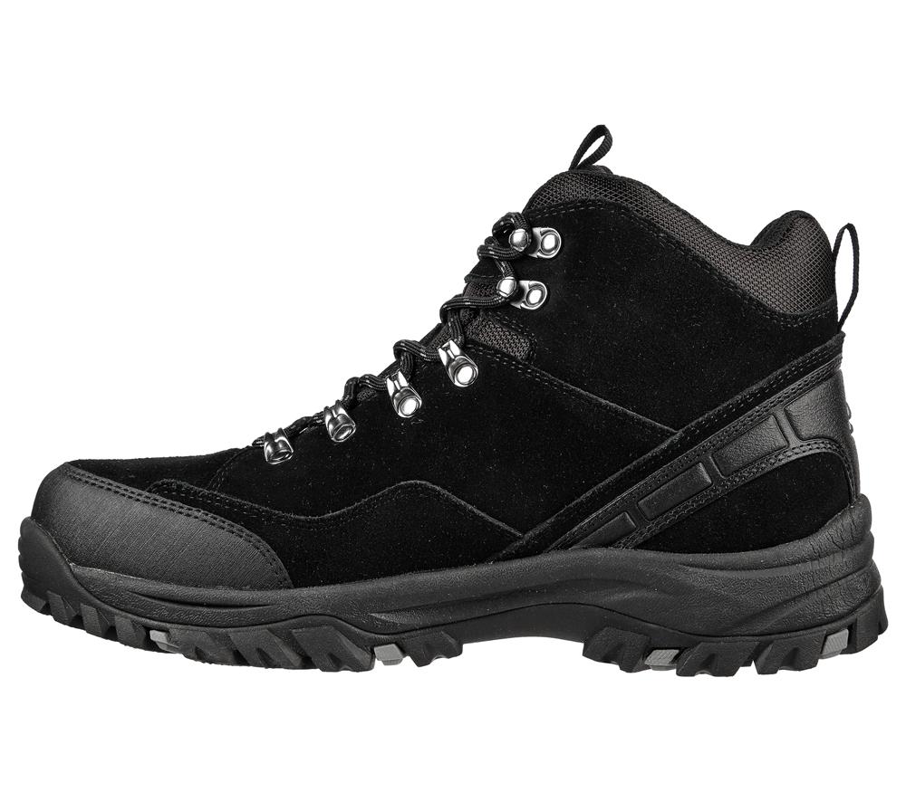 Men Skechers Relaxed Fit: Relment - Pelmo Boots Black  USA |  3142-TEQNF