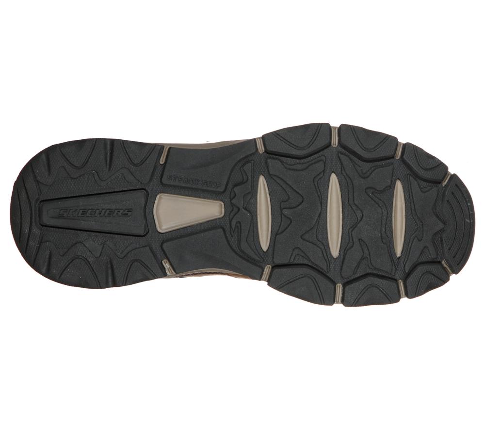 Men Skechers Relaxed Fit: Romago - Elmen Lace Up Brown  USA |  2590-FZCTD