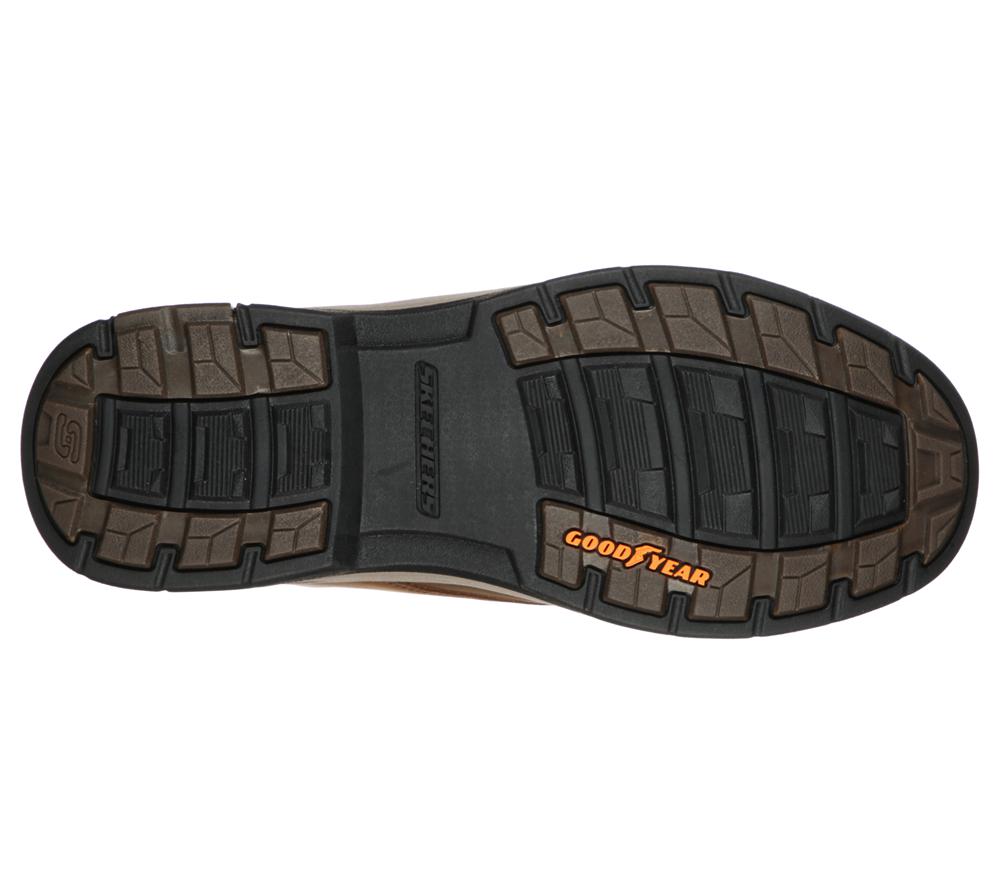 Men Skechers Relaxed Fit: Segment 2.0 - Brogden Boots Desert Brown  USA |  8543-RNTAS