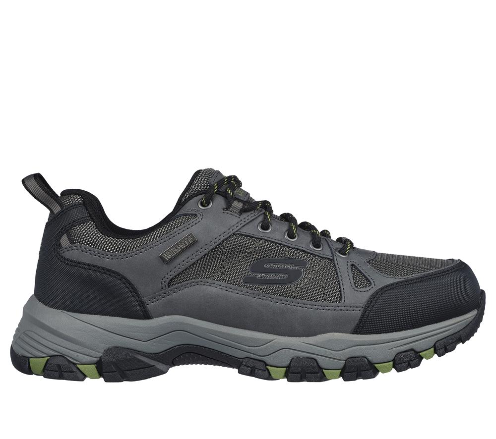 Men Skechers Relaxed Fit: Selmen - Cormack Lace Up Charcoal  USA |  7084-EOTCV