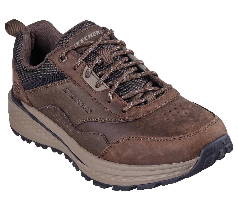 Men Skechers Relaxed Fit: Slade - Peralto Lace Up Cocoa Brown  USA |  3914-VKYUN