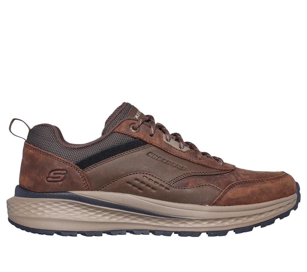 Men Skechers Relaxed Fit: Slade - Peralto Lace Up Cocoa Brown  USA |  3914-VKYUN