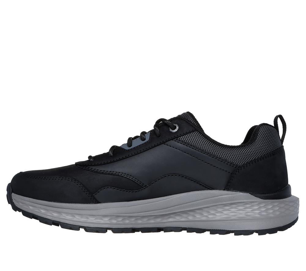 Men Skechers Relaxed Fit: Slade - Peralto Lace Up Black  USA |  0385-OGBXE