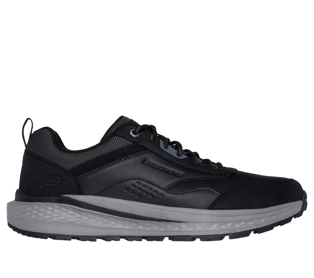 Men Skechers Relaxed Fit: Slade - Peralto Lace Up Black  USA |  0385-OGBXE