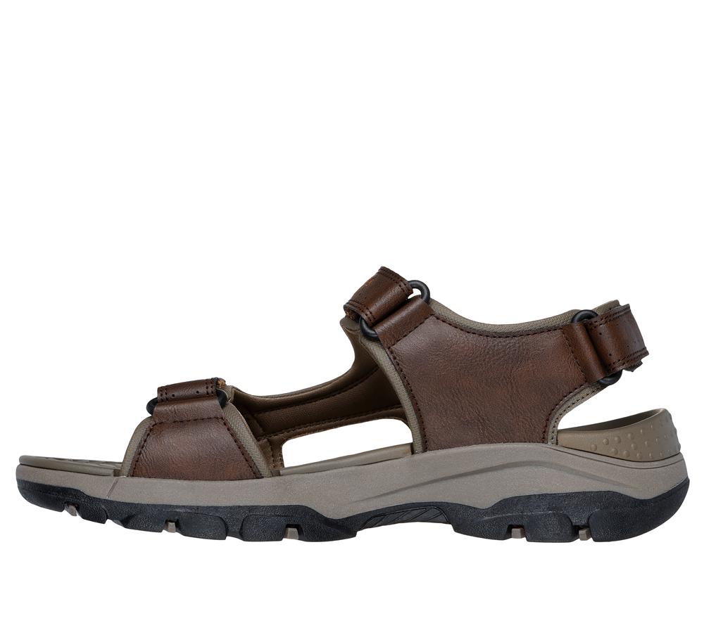 Men Skechers Relaxed Fit: Tresmen - Hirano Sandals Brown  USA |  1047-WDUCE