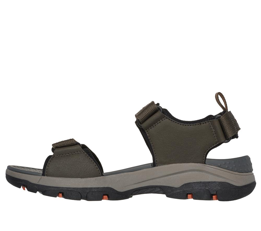 Men Skechers Relaxed Fit: Tresmen - Ryer Sandals Olive  USA |  5029-GXBOE