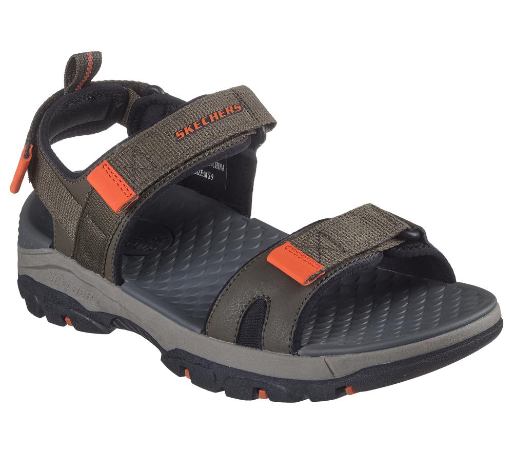 Men Skechers Relaxed Fit: Tresmen - Ryer Sandals Olive  USA |  5029-GXBOE