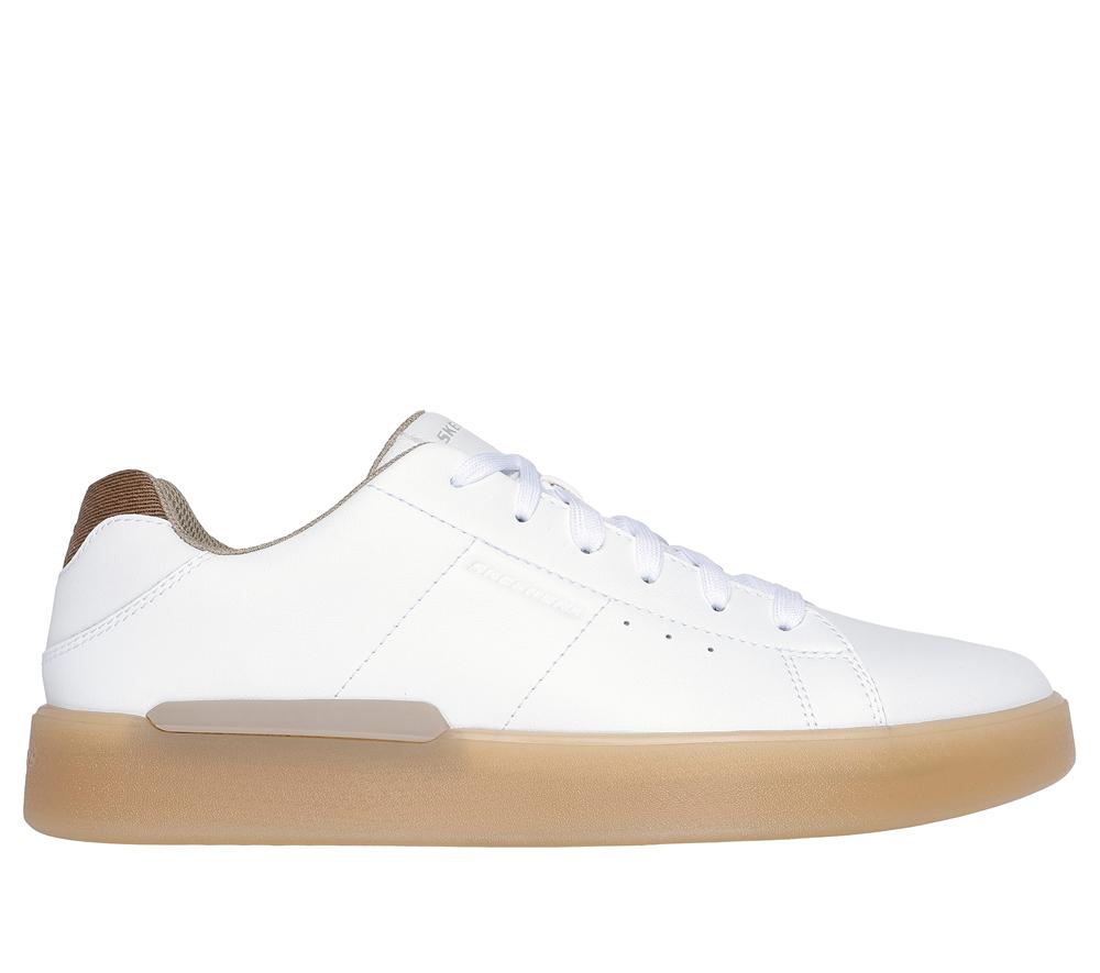 Men Skechers Relaxed Fit: Verloma - Conlan Lace Up White  USA |  4017-SLHAJ