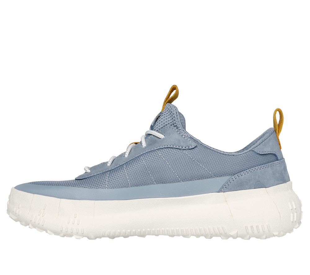 Men Skechers Revo - Kelce Slip On Shoes Light Blue  USA |  5631-GQSZC