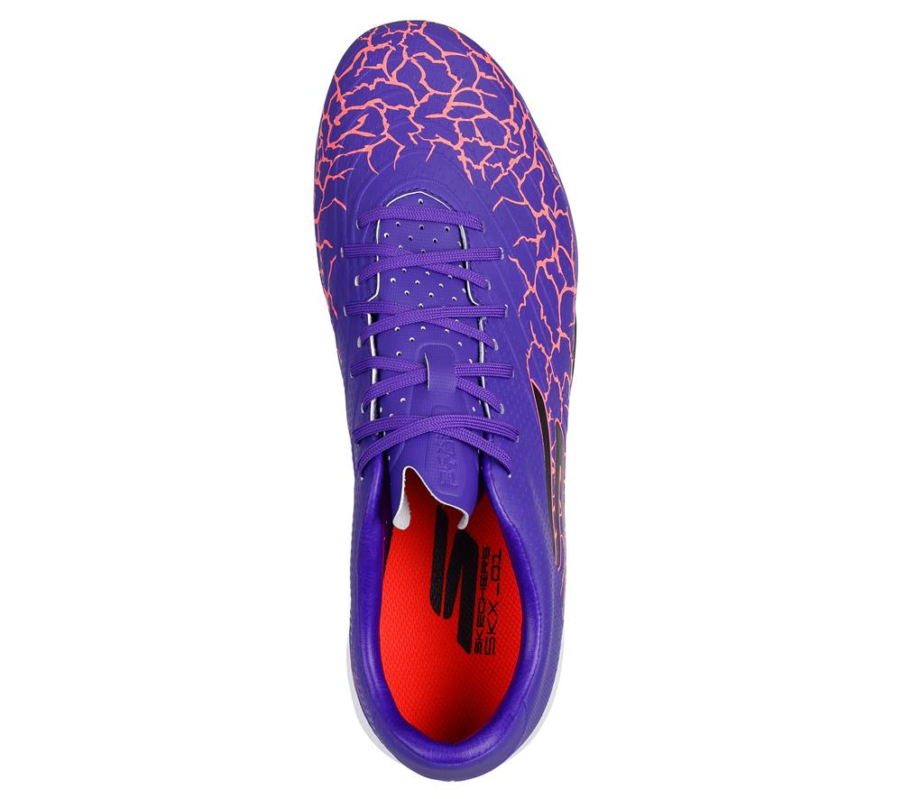 Men Skechers SKX_1.5 Academy TF Lace Up Purple  USA |  7538-ADWUZ