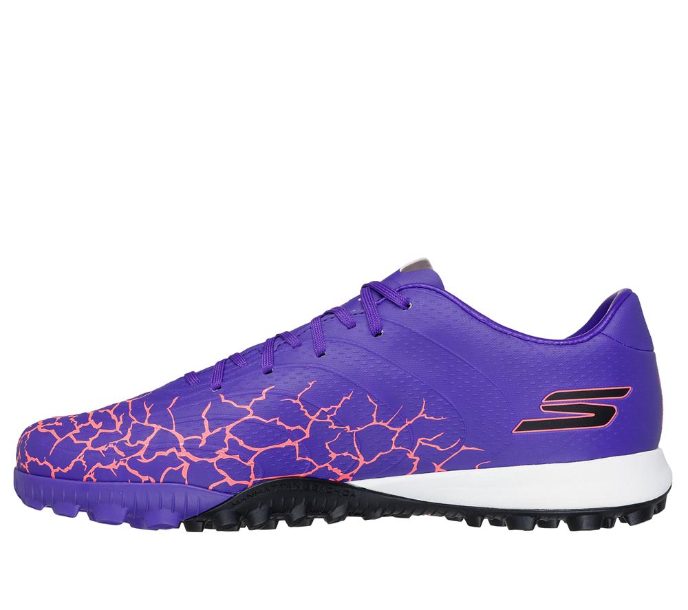 Men Skechers SKX_1.5 Academy TF Lace Up Purple  USA |  7538-ADWUZ