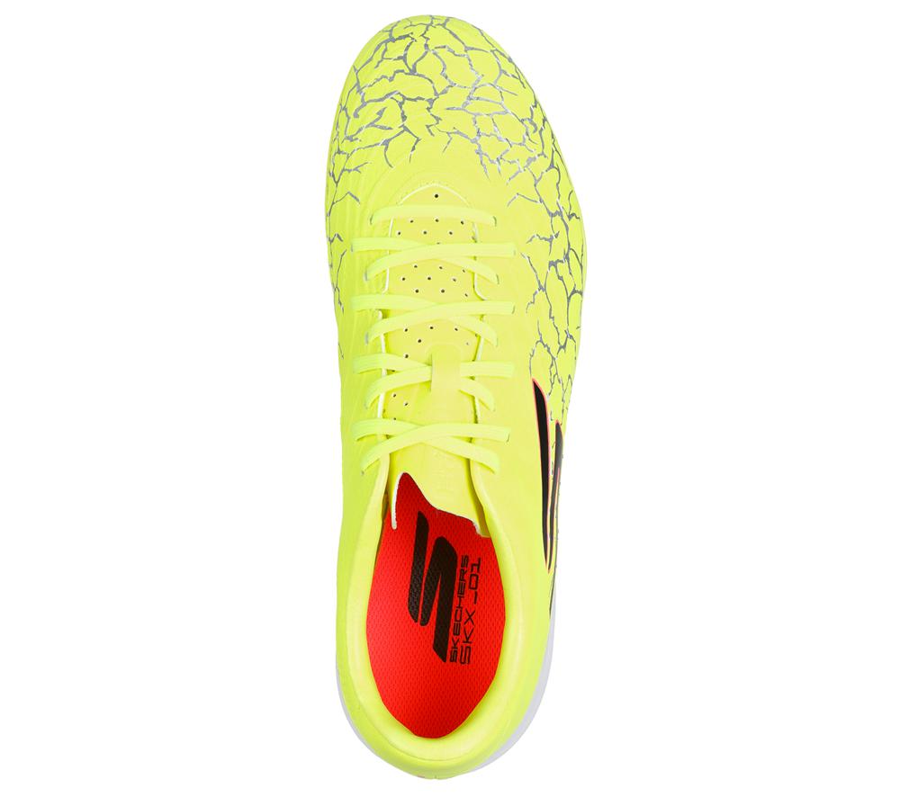 Men Skechers SKX_1.5 Academy TF Lace Up Yellow / Black  USA |  6150-EQMCR